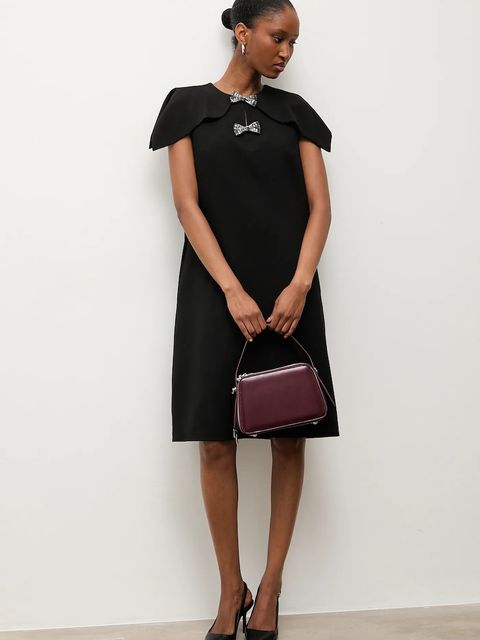 Answear.LAB sukienka kolor czarny mini prosta - zdjęcie produktu nr 1