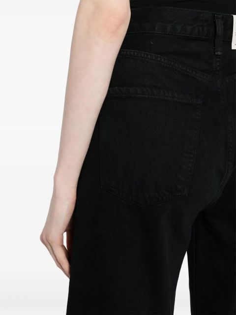 AGOLDE Ren Jean high-rise cropped jeans - Black