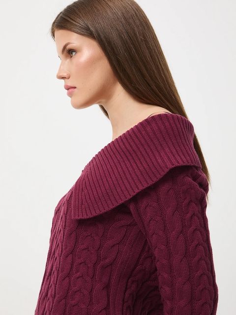 Medicine kardigan damskie kolor bordowy