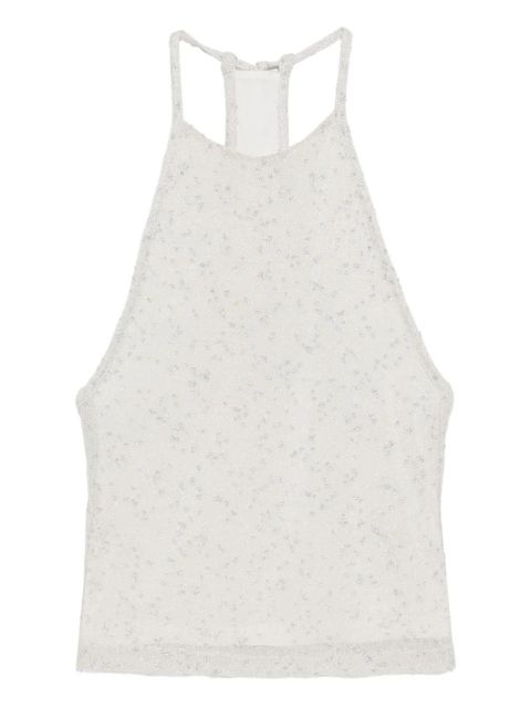 Christopher Esber Imber Metallic halter top - Neutrals - zdjęcie produktu nr 1
