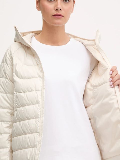 Puma kurtka puchowa kolor beżowy przejściowa 685234