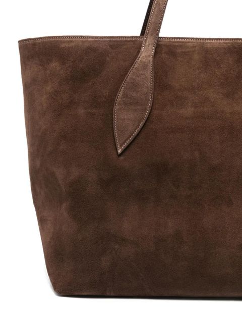 Liffner Mega Sprout suede tote bag - Brown