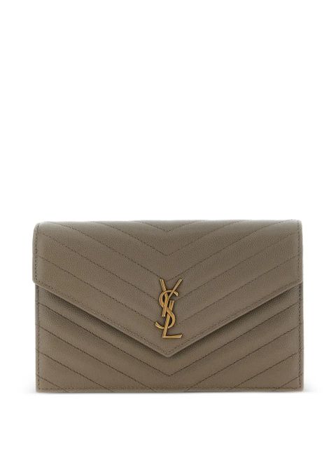 Saint Laurent envelope-design cross body bag - Brown - zdjęcie produktu nr 1