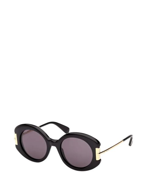 Max Mara Eyewear round-frame sunglasses - Black - zdjęcie produktu nr 2