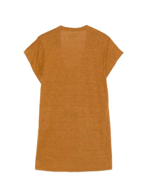 MARANT ÉTOILE V-neck T-shirt - Brown - zdjęcie produktu nr 2