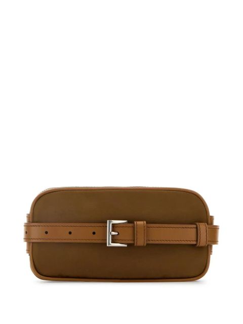 Prada logo plaque belt bag - Brown - zdjęcie produktu nr 2