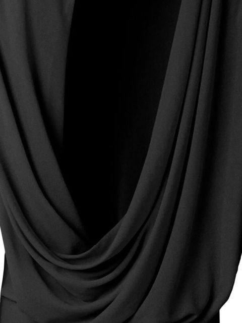 Jacquemus Le Haut Mistral draped-back T-shirt - Black