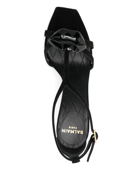 Balmain 95mm Lips sandals - Black - zdjęcie produktu nr 2