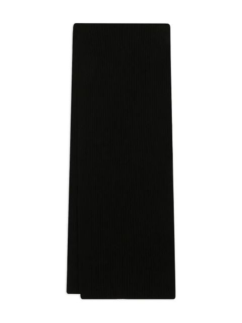 Dolce & Gabbana ribbed knitted scarf - Black - zdjęcie produktu nr 1