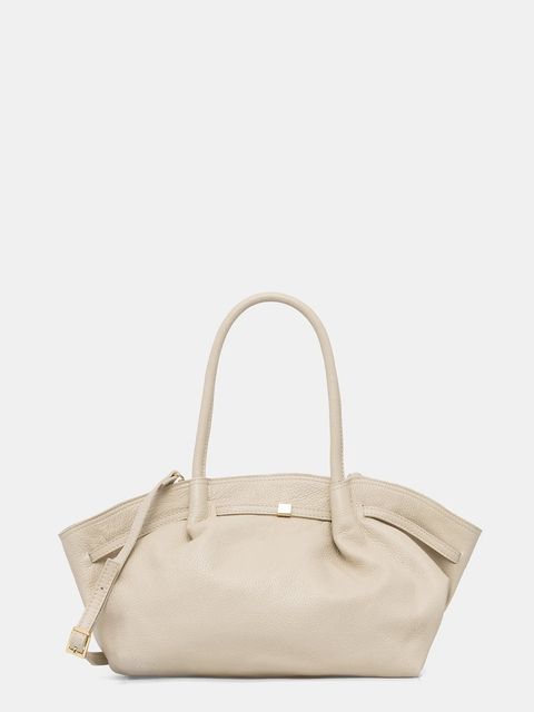 Answear.LAB torebka skórzana kolor beżowy - zdjęcie produktu nr 1