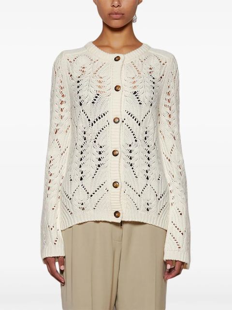LouLou de Saison buttoned long-sleeve cardigan - Neutrals - zdjęcie produktu nr 2