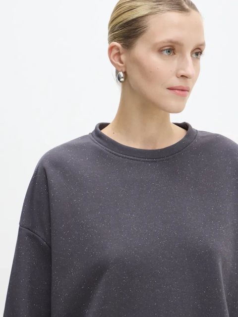 Answear.LAB bluza damska kolor szary gładka