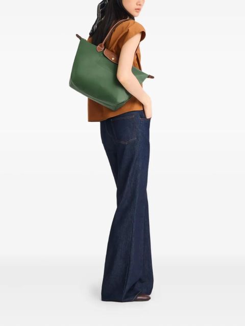Longchamp medium Le Pliage tote bag - Green - zdjęcie produktu nr 2