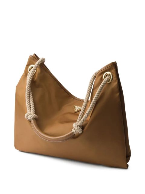 Prada large Mariner shoulder bag - Brown