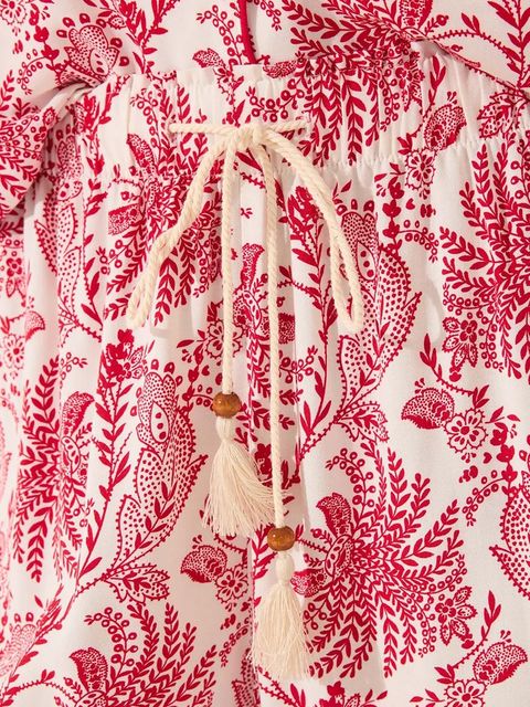 women'secret piżama damska kolor bordowy 4859416