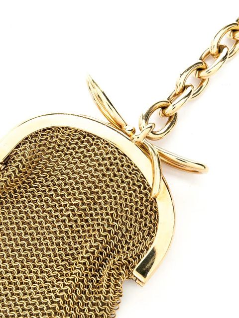Balenciaga metallic purse bracelet - Gold