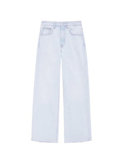 ANINE BING Lewis frayed jeans - Blue - zdjęcie produktu nr 1