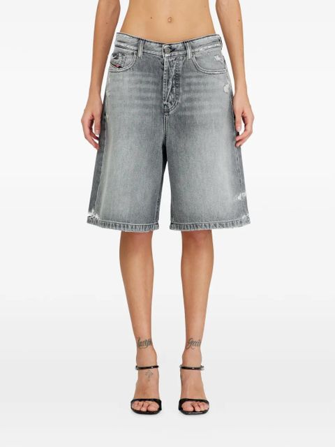 Diesel distressed denim shorts - Grey - zdjęcie produktu nr 2