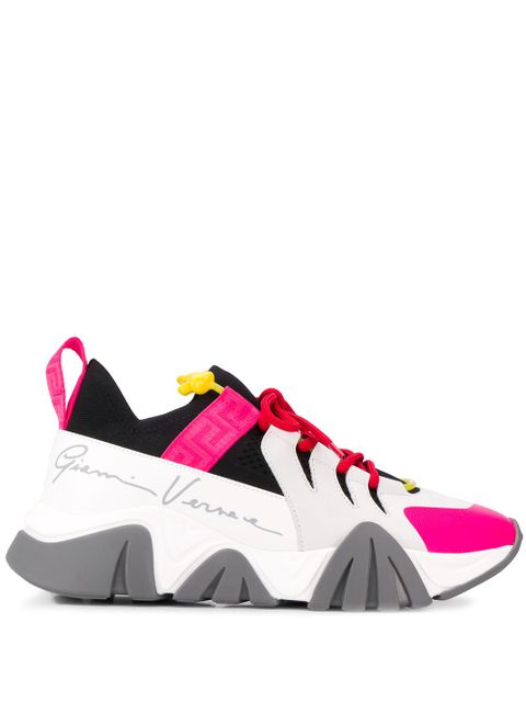 Versace Squalo knit sneakers - White - zdjęcie produktu nr 1