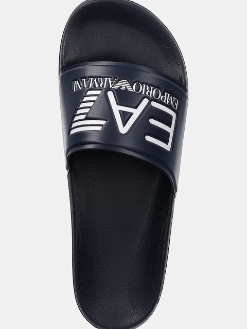 EA7 Emporio Armani klapki damskie kolor granatowy AF15118.7X000108