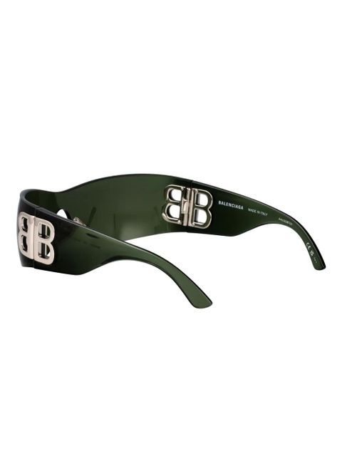 Balenciaga Eyewear logo sunglasses - Green
