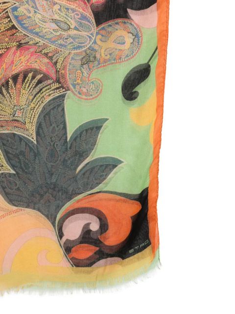ETRO paisley-print scarf - Green - zdjęcie produktu nr 2