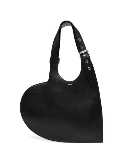 Coperni heart buckle shoulder bag - Black - zdjęcie produktu nr 1