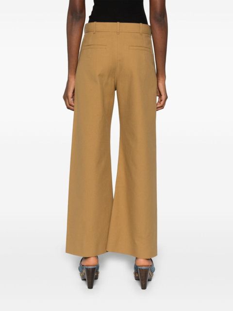 Chloé wide-leg trousers - Brown