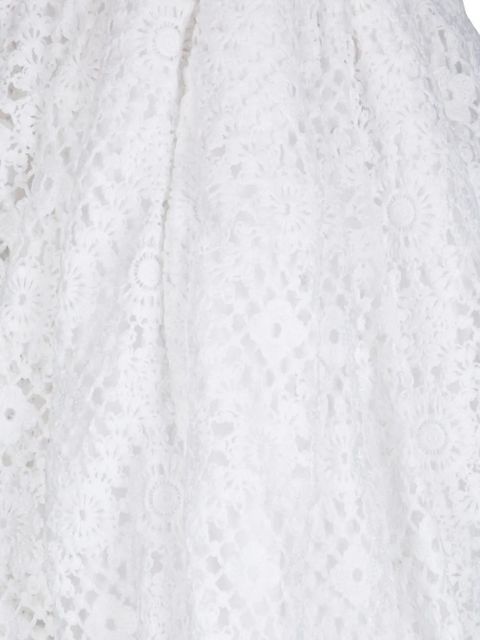 Comme Des Garçons lace trousers - White