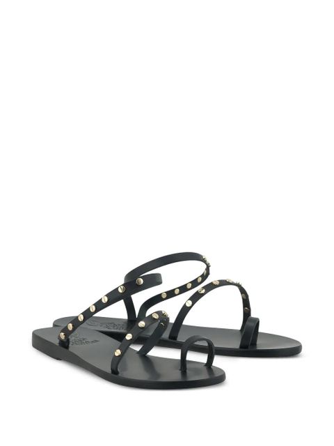 Ancient Greek Sandals Apli studded sandals - Black