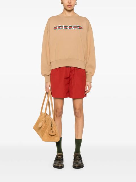 Gucci logo-print sweatshirt - Brown - zdjęcie produktu nr 2
