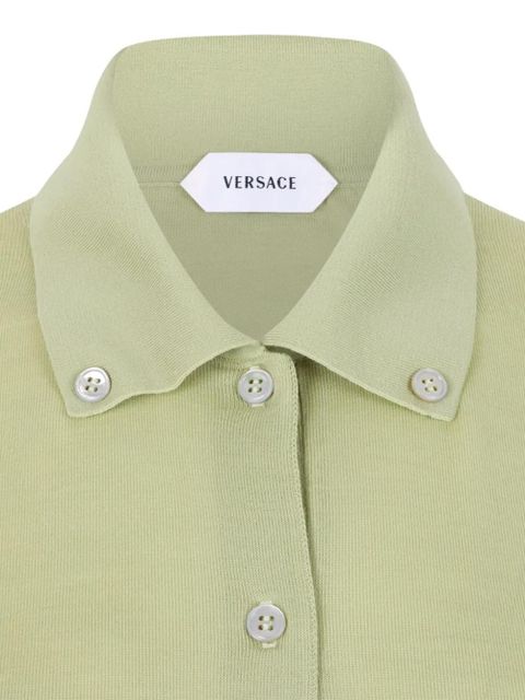 Versace button-down short-sleeve shirt - Green