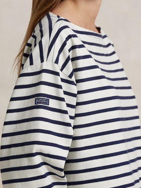 Polo Ralph Lauren longsleeve bawełniany kolor biały 211959103