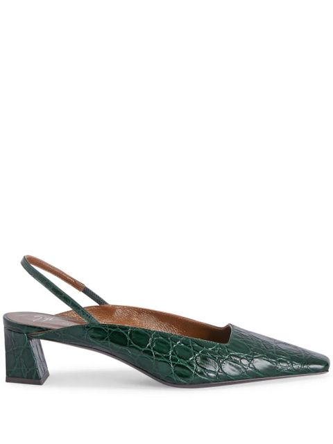 Giuseppe Zanotti 45mm Brendha Sabot pumps - Green - zdjęcie produktu nr 1