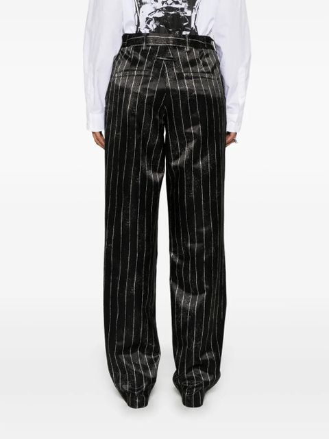 Jean Paul Gaultier striped trousers - Black