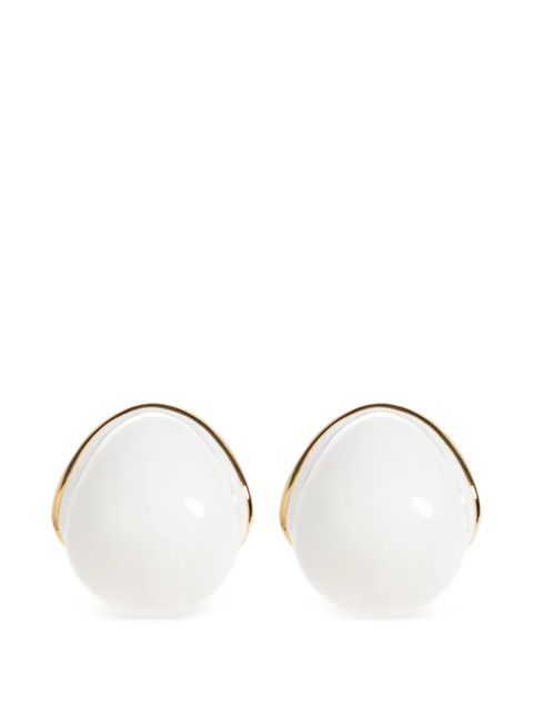 Jacquemus Raisin oval earrings - White - zdjęcie produktu nr 1