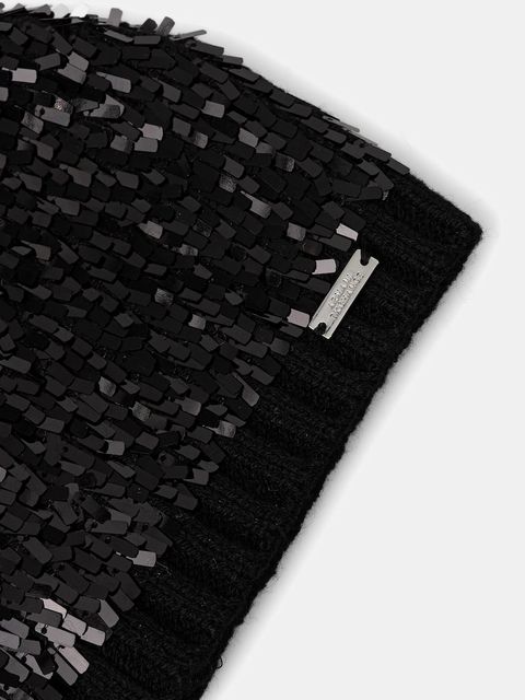 Armani Exchange czapka z dodatkiem wełny kolor czarny XW001670 AF19448 - zdjęcie produktu nr 2