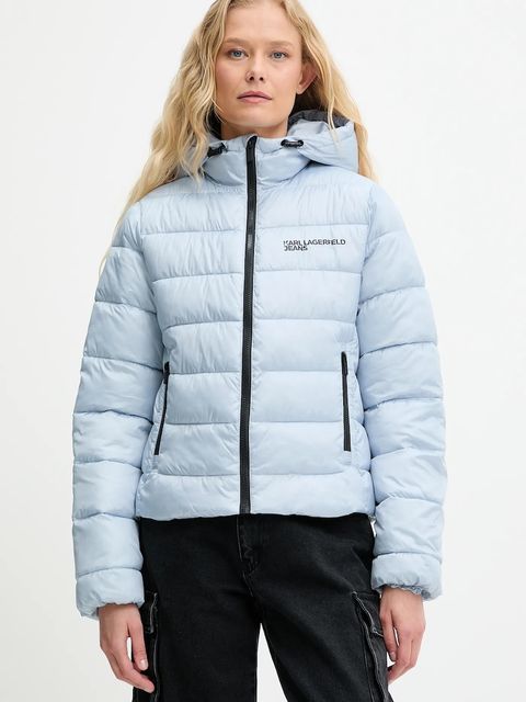 Karl Lagerfeld Jeans kurtka kolor niebieski zimowa A3W15026 - zdjęcie produktu nr 1