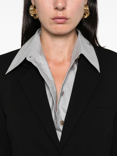 PINKO notched-lapel blazer - Black