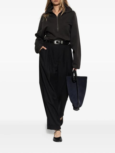 LEMAIRE high-neck zip-up sweatshirt - Black - zdjęcie produktu nr 2