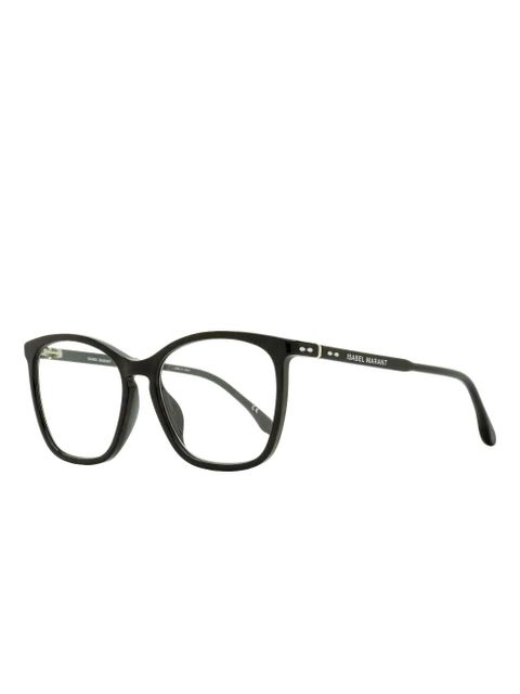 Isabel Marant Eyewear square-frame glasses - Black - zdjęcie produktu nr 2