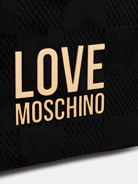 Love Moschino plecak damski kolor czarny duży z aplikacją JC4124PP0NKB100A - zdjęcie produktu nr 2
