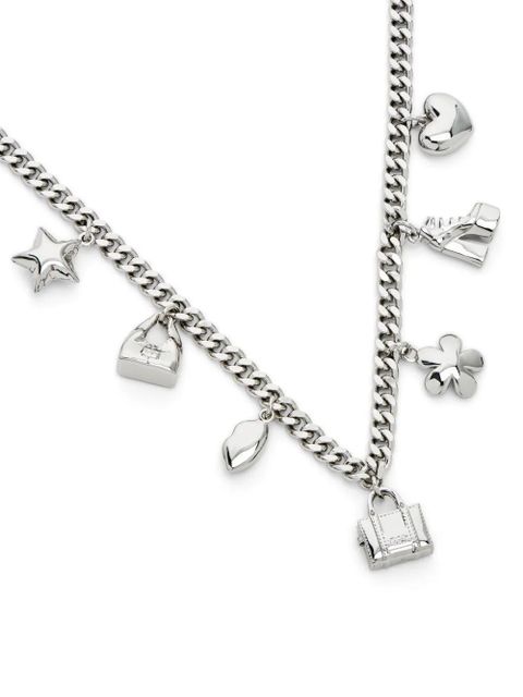 Marc Jacobs mini-icon charm necklace - Silver - zdjęcie produktu nr 2