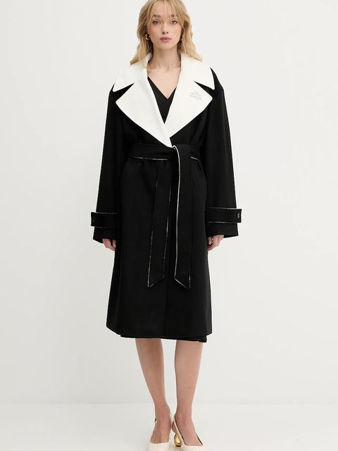 Karl Lagerfeld płaszcz wełniany - zdjęcie produktu nr 1