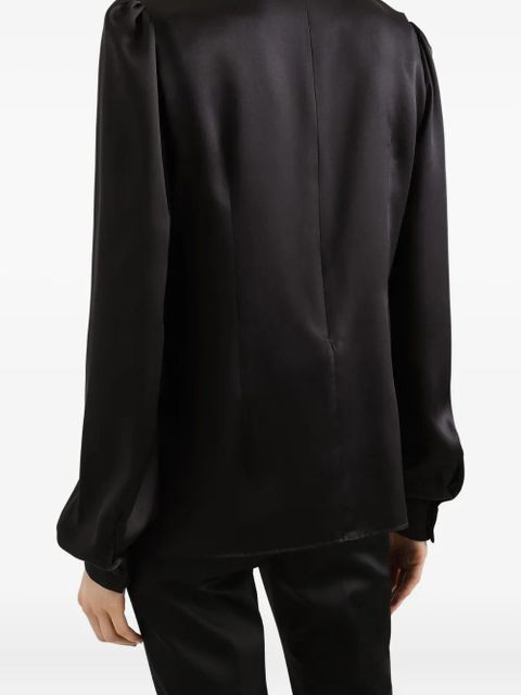 Dolce & Gabbana silk satin blouse - Black