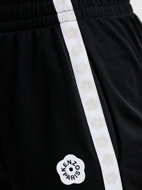Kenzo spodnie dresowe kolor czarny z aplikacją FF62PA5504ID