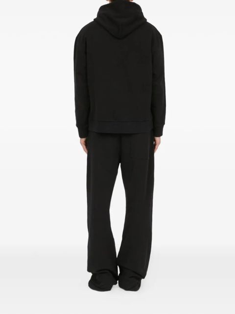 MM6 Maison Margiela logo-print hoodie - Black