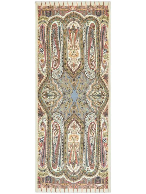 ETRO paisley-print cashmere-silk blend scarf - Neutrals - zdjęcie produktu nr 1