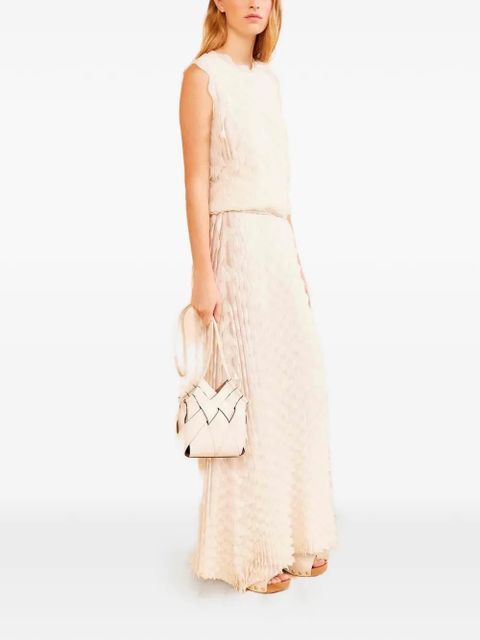 Ulla Johnson Charlotte woven smooth leather cross body bags - Neutrals - zdjęcie produktu nr 2