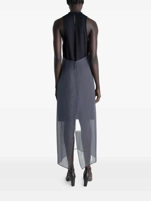 LEMAIRE Column sleeveless midi dress - Grey